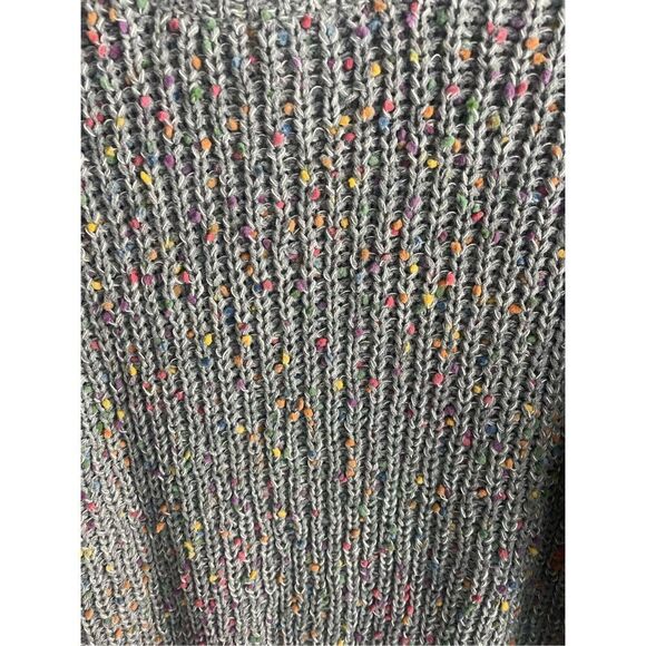 ❤️Main Strip Distressed Confetti V-Neck Sweater - Picture 5 of 5